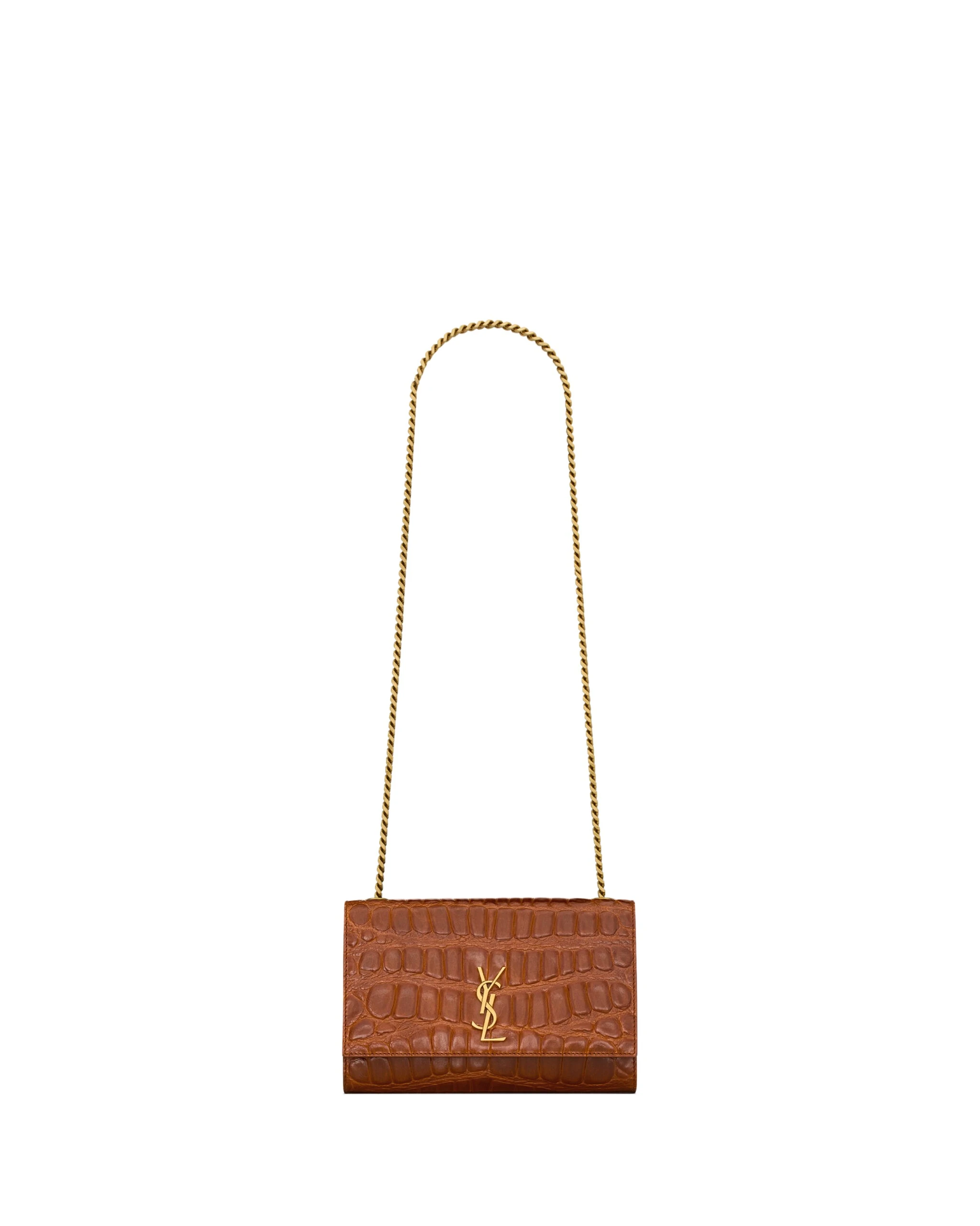 Saint-Laurent-NEW-KATE-small-in-crocodile-embossed-leather-coveti-scaled94844_nobg Saint Laurent NEW KATE small in crocodile embossed leather designed in Paris