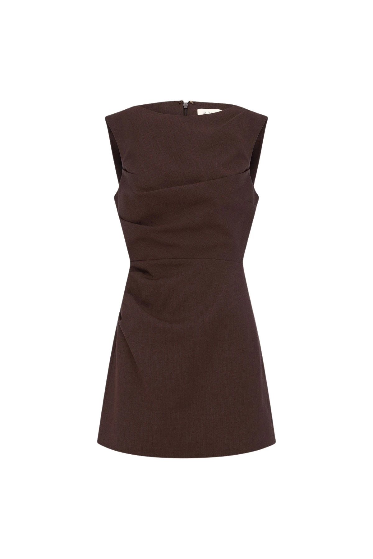 Shona-Joy-Asher-Draped-Mini-Dress-Ristretto-coveti99173_nobg Shona Joy Asher Draped Mini Dress - Ristretto - Dresses - Australian Luxury Eventwear at Luxury Shoes