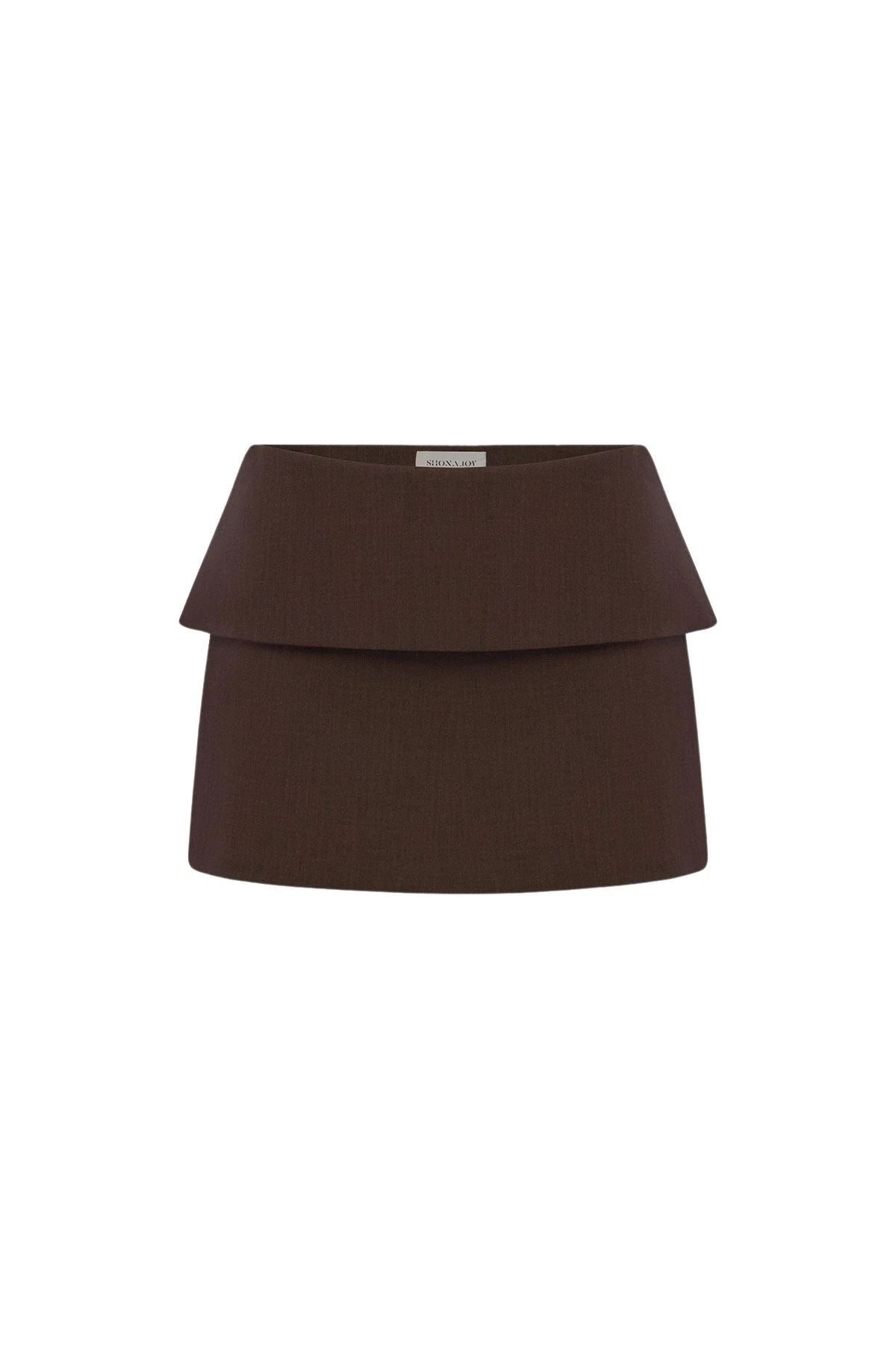 Shona-Joy-Asher-Mini-Skirt-Ristretto-coveti29767_nobg Shona Joy Asher Mini Skirt - Ristretto - Skirts - Australian Luxury Eventwear at Luxury Shoes