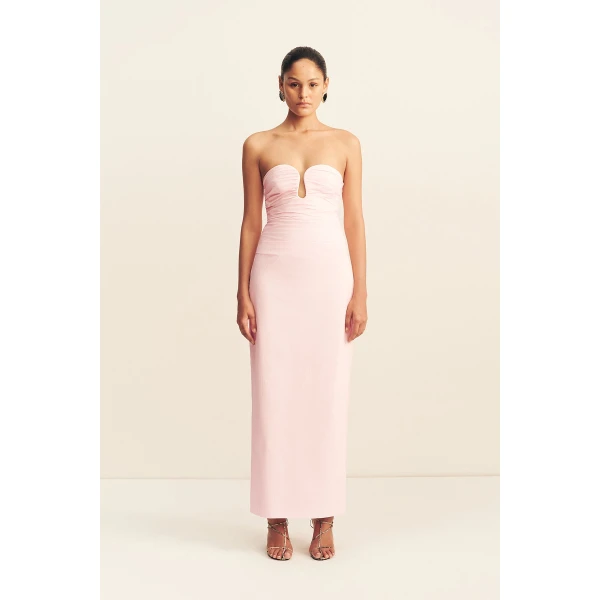 Shona Joy Campbell Strapless U Wire Maxi Dress - Ballerina - Dresses - Australian Luxury Eventwear at Luxury Shoes 