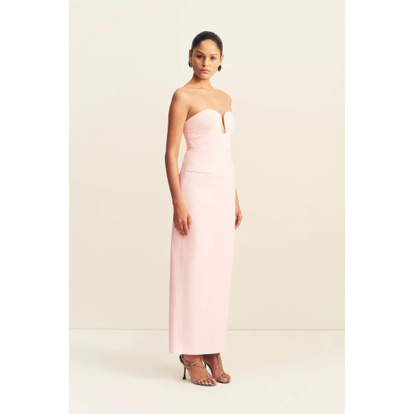 Shona Joy Campbell Strapless U Wire Maxi Dress - Ballerina - Dresses - Australian Luxury Eventwear at Luxury Shoes 
