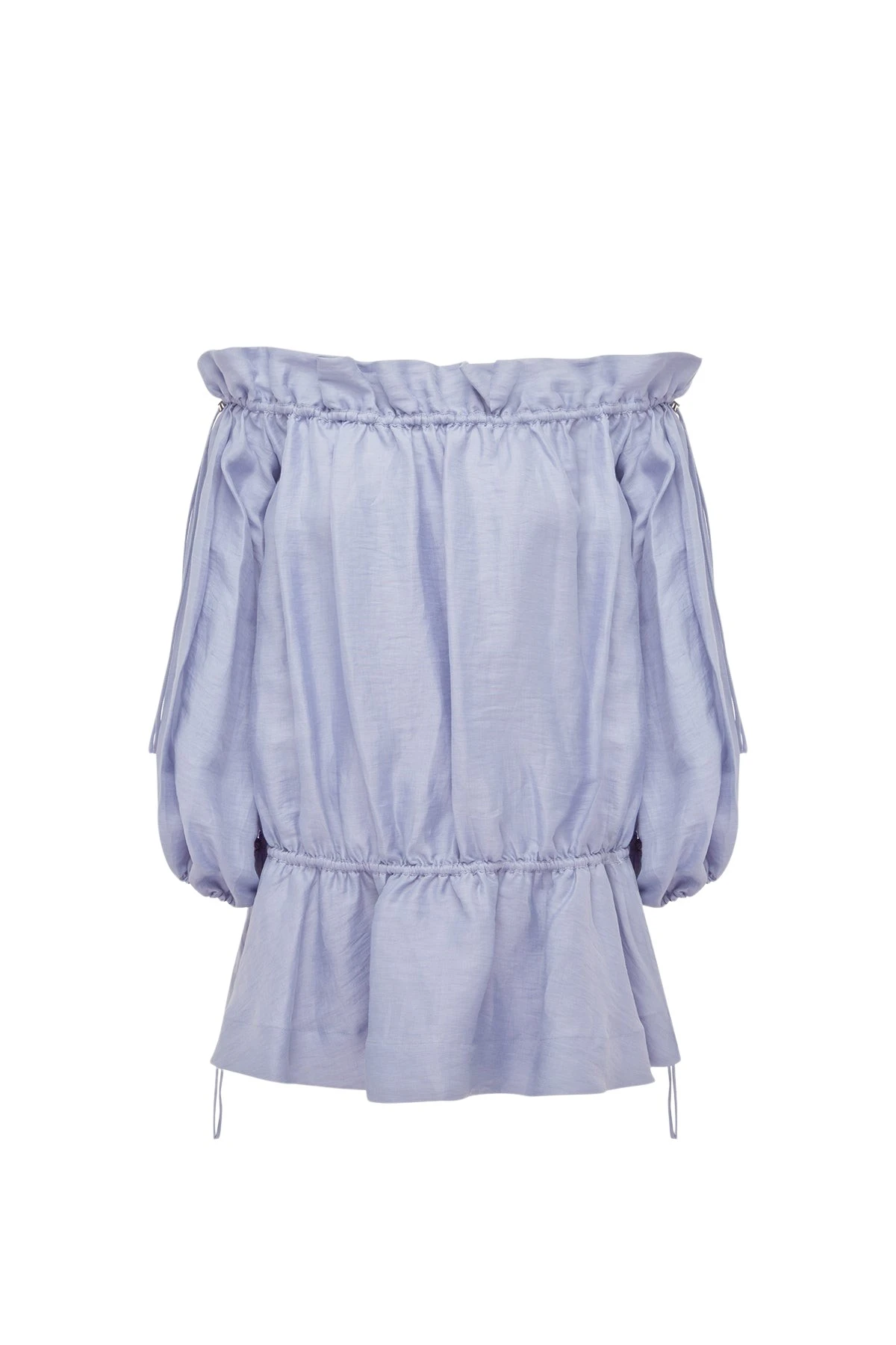 Shona-Joy-Marlowe-Linen-Blend-Off-Shoulder-Mini-Dress-Chambray-coveti36323_nobg Shona Joy Marlowe Linen Blend Off Shoulder Mini Dress - Chambray - Dresses - Australian Luxury Eventwear at Luxury Shoes