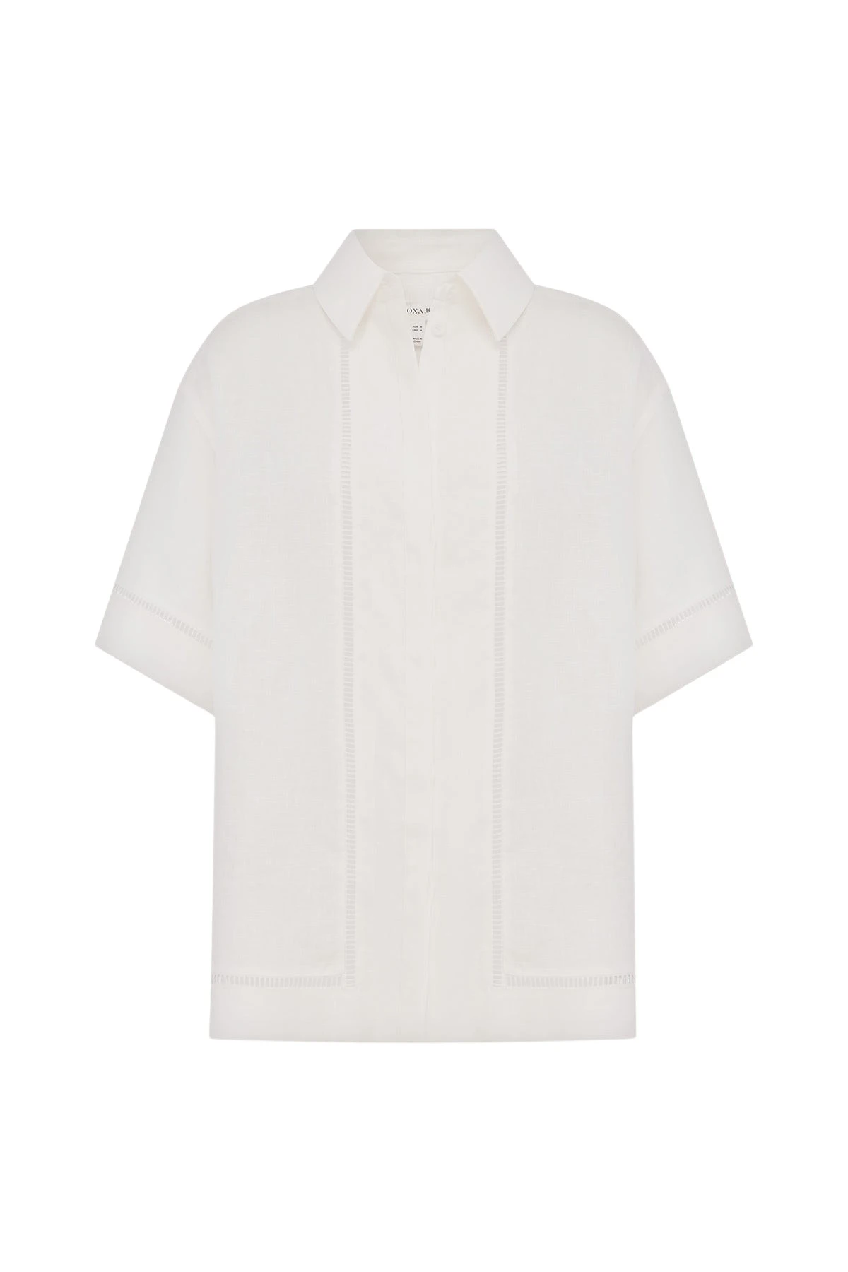 Shona-Joy-Tommy-Linen-Shirt-Ivory-coveti75834_nobg Shona Joy Tommy Linen Shirt - Ivory - Tops - Australian Luxury Eventwear at Luxury Shoes