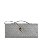 Silver-Womens-Andiamo-Clutch-in-Sterling-coveti86646_nobg Khaite Women's Andiamo Clutch in Sterling - Silver Clutch Bags - The Lotus Tote Bag - Shop at Luxury Shoes