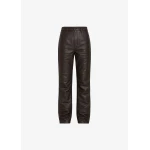 Dalston Leather Pants - Vintage Brown by The Frankie Shop - Pants The Frankie Shop Dalston Leather Pants - Vintage Brown - Oversized Minimalist Pants in Beige - Shop at Luxury Shoes