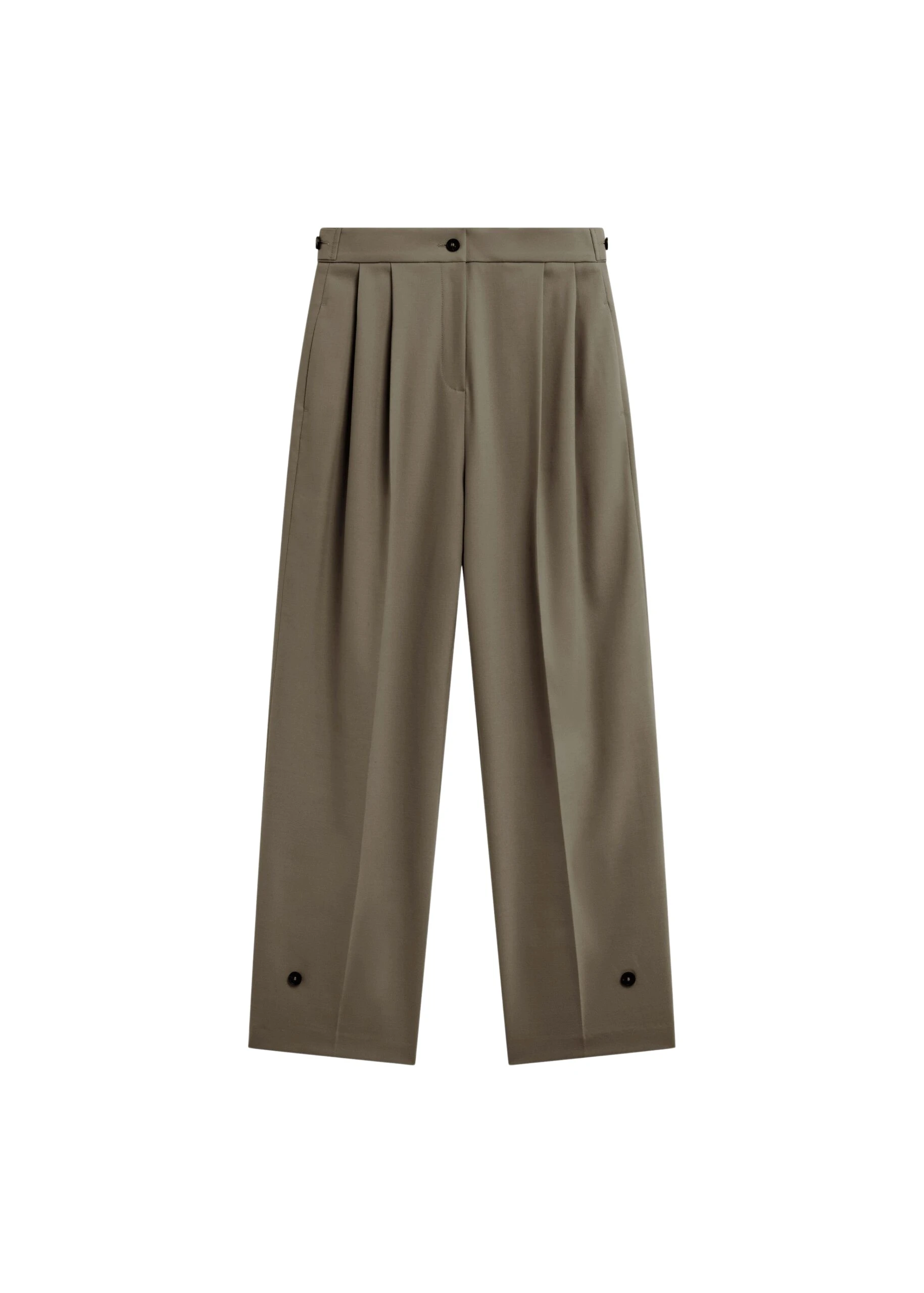 The-Frankie-Shop-Doyer-Pleated-Trousers-Moss-Green-coveti-scaled75848_nobg The Frankie Shop Doyer Pleated Trousers - Moss Green - Oversized Minimalist Pants in Green - Shop at Luxury Shoes