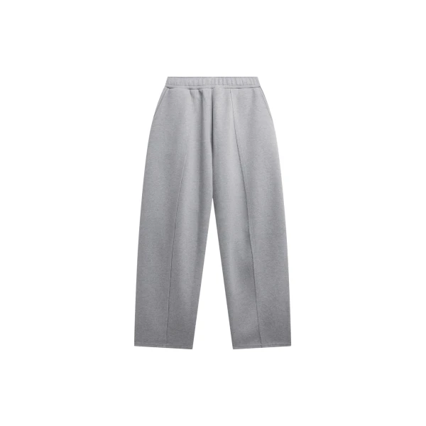 The Frankie Shop Keane Tapered Sweatpants - Grey - Oversized Minimalist Pants in Grey - Shop at Luxury Shoes 
