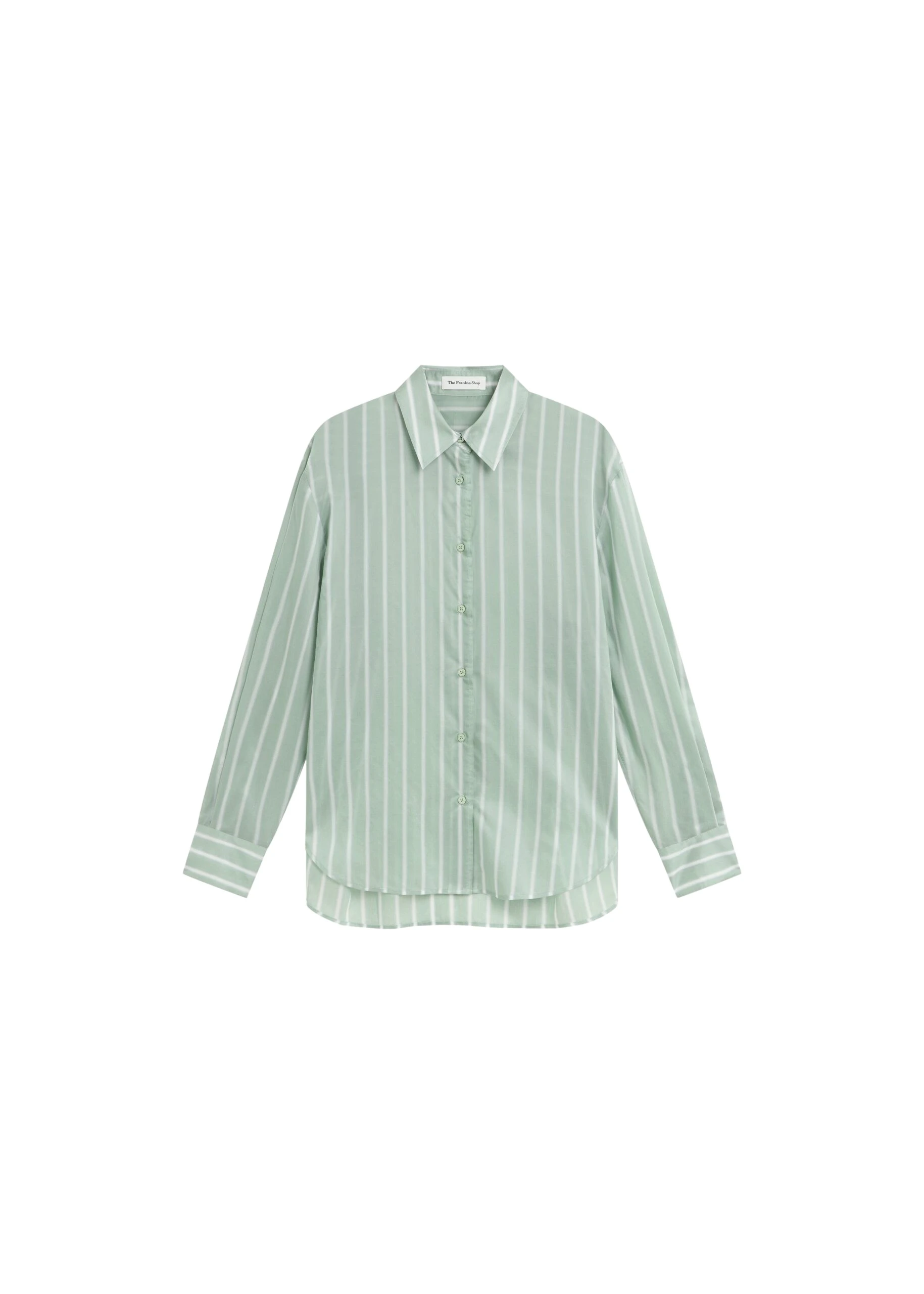 The-Frankie-Shop-Peri-Silk-Shirt-Green-Stripe-coveti-scaled22741_nobg The Frankie Shop Peri Silk Shirt - Green Stripe - Oversized Minimalist Tops in Multicolour - Shop at Luxury Shoes
