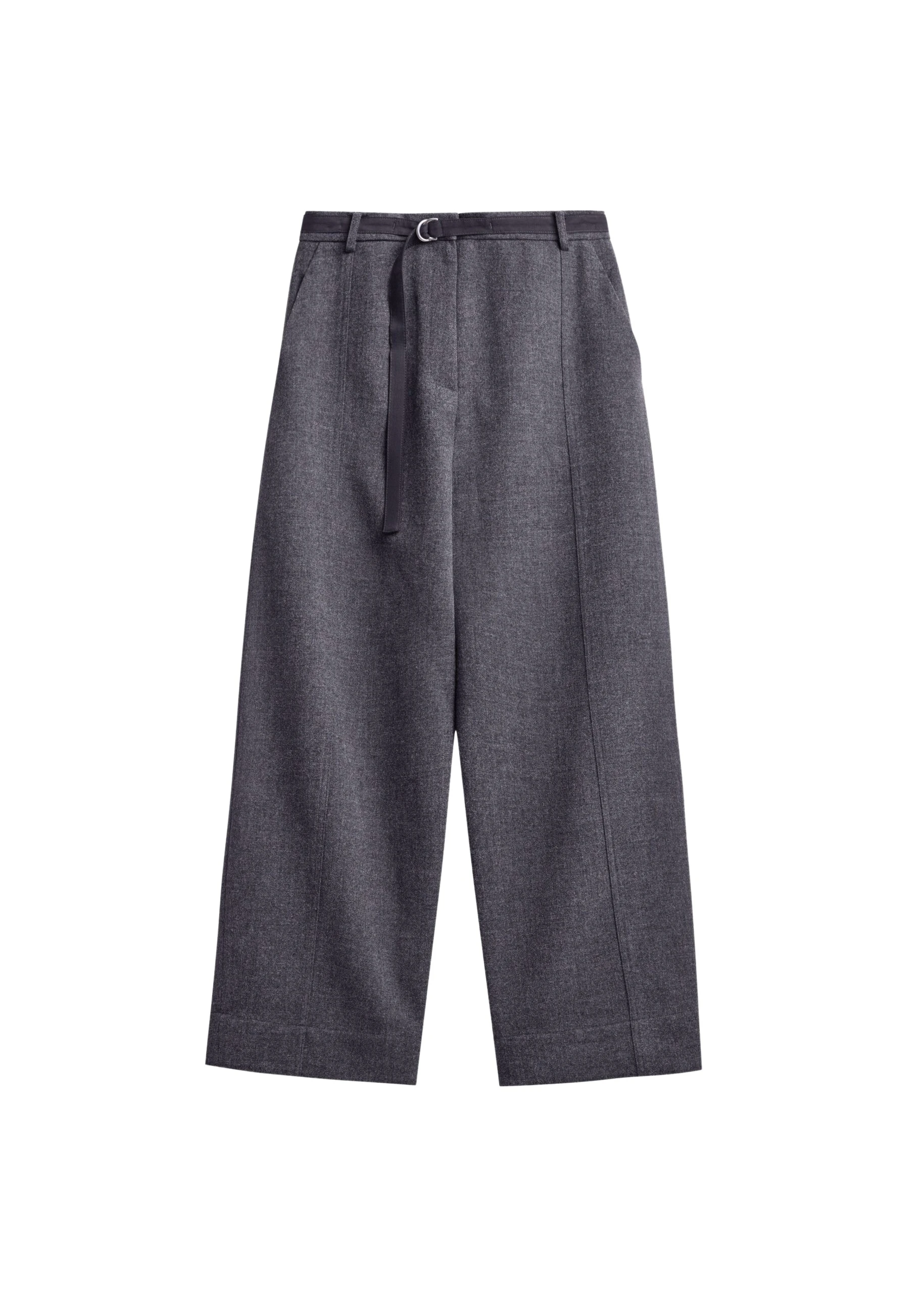 The-Frankie-Shop-Sanve-Tapered-Leg-Pants-Dark-Grey-Melange-coveti-scaled72704_nobg The Frankie Shop Sanve Tapered Leg Pants - Dark Grey Melange - Oversized Minimalist Pants in Grey - Shop at Luxury Shoes