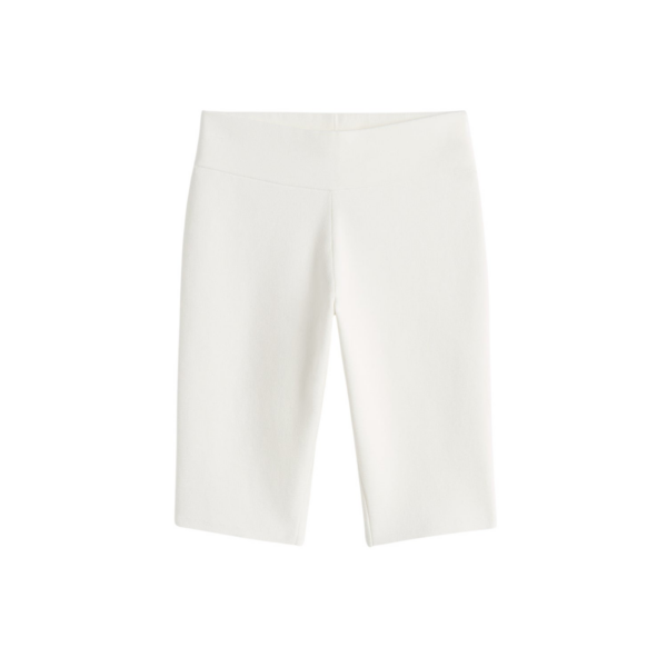 Totême Capri Knit Shorts Off-White - Shorts - Scandinavian Minimalist Luxury at Luxury Shoes 