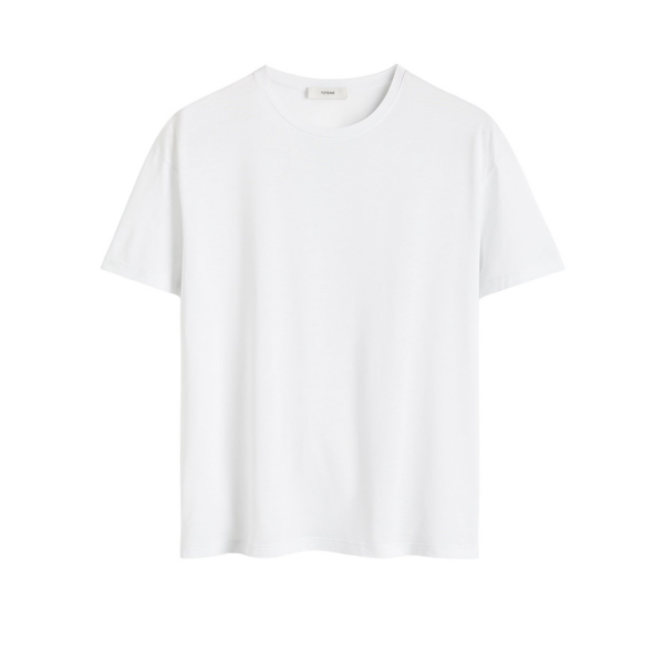 Totême Classic Tee White - Tops - Scandinavian Minimalist Luxury at Luxury Shoes 