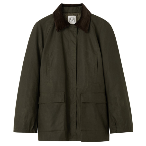 Totême Country Jacket Forest - Jackets - Scandinavian Minimalist Luxury at Luxury Shoes 
