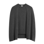 Totême Crew Cape Knit Dark Grey - Knitwear - Scandinavian Minimalist Luxury at Luxury Shoes 