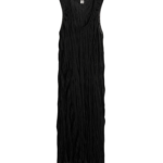 Toteme-Crinkled-Knit-Tank-Dress-Black79261_nobg Totême Crinkled Knit Tank Dress Black - Dresses - Scandinavian Minimalist Luxury at Luxury Shoes