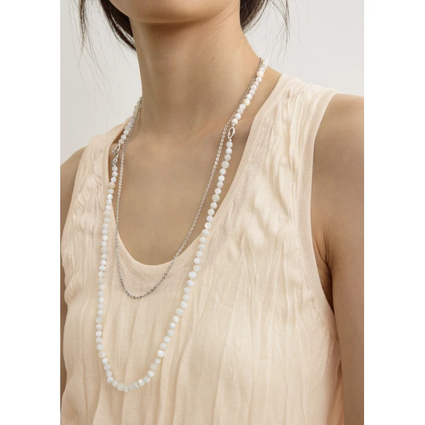Totême Crinkled Knit Tank Pale Apricot - Tops - Scandinavian Minimalist Luxury at Luxury Shoes 