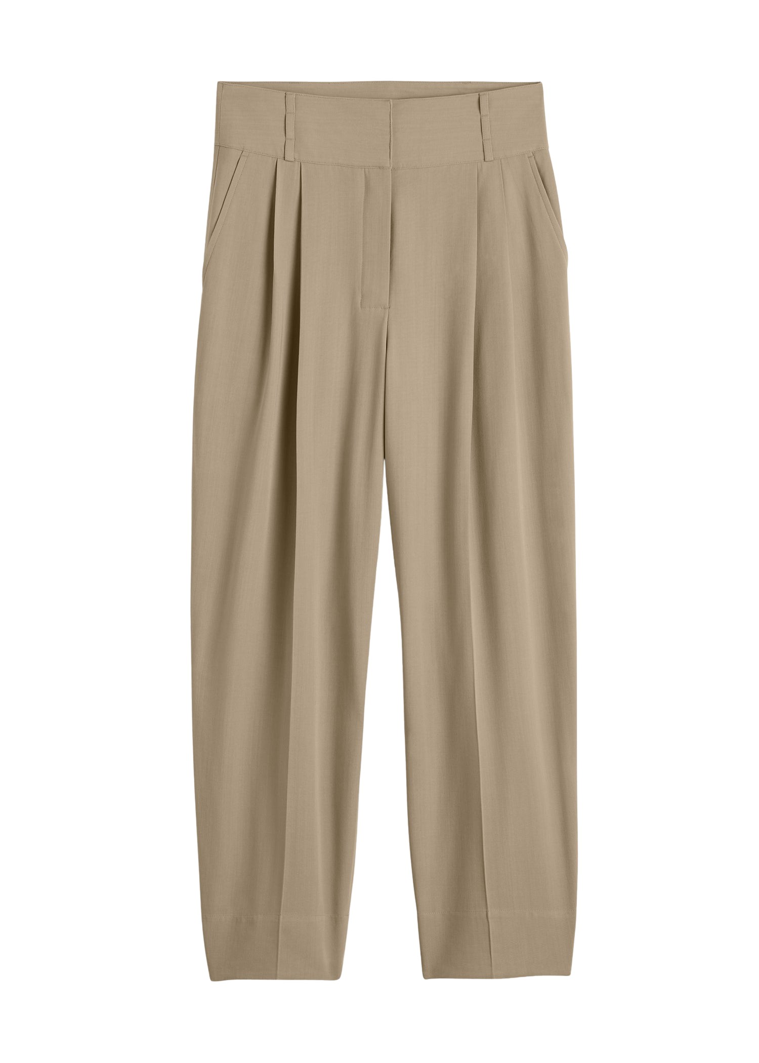 Toteme-Draped-Balloon-Trousers-Overcast-Beige40854_nobg Totême Draped Balloon Trousers Overcast Beige - Pants - Scandinavian Minimalist Luxury at Luxury Shoes