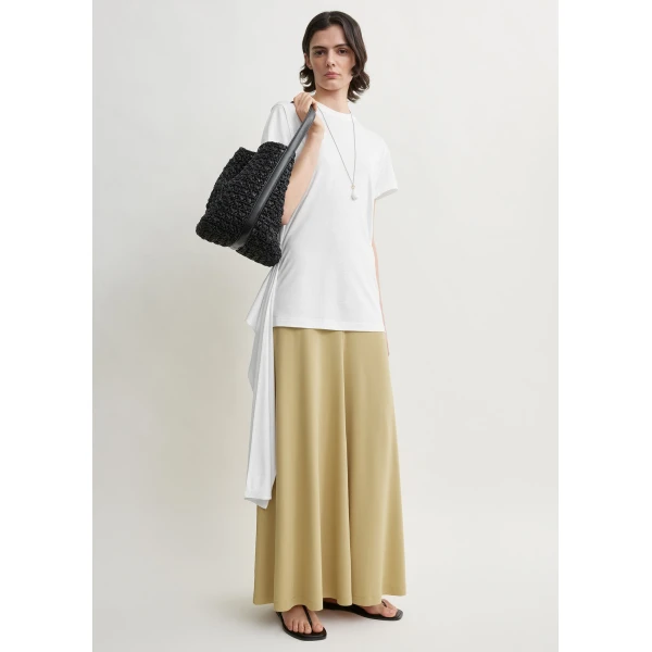 Totême Flared Jersey Skirt Chai - Skirts - Scandinavian Minimalist Luxury at Luxury Shoes 