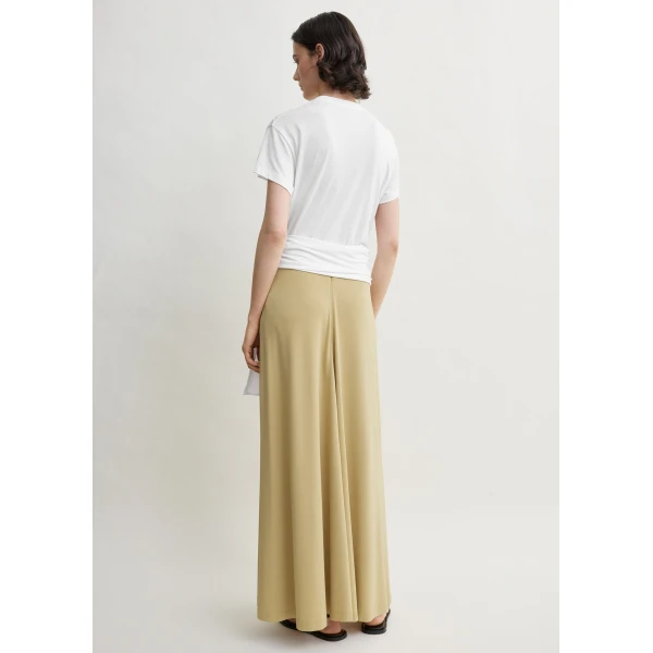 Totême Flared Jersey Skirt Chai - Skirts - Scandinavian Minimalist Luxury at Luxury Shoes 