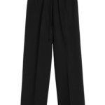 Totême Fluid Drawstring Trousers Black - Pants - Scandinavian Minimalist Luxury at Luxury Shoes 