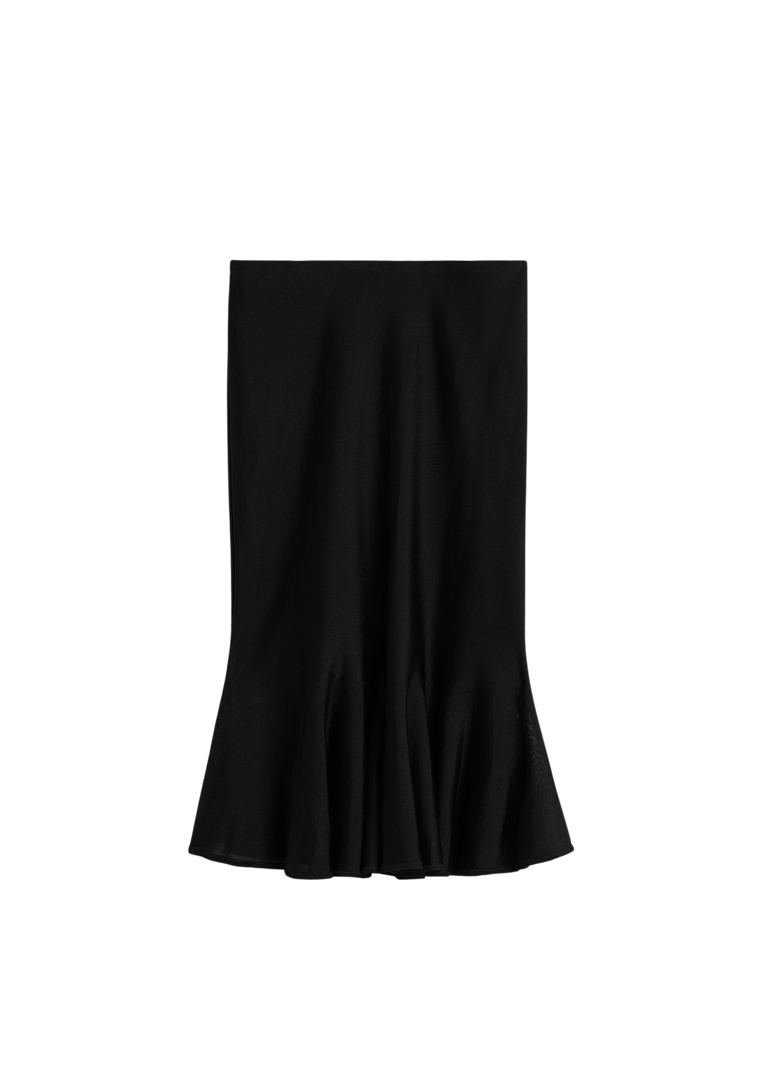 Toteme-Fluted-Knit-Skirt-Black57665_nobg Totême Fluted Knit Skirt Black - Skirts - Scandinavian Minimalist Luxury at Luxury Shoes