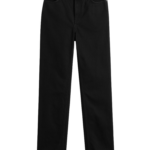 Totême High Slim Denim Black - Pants - Scandinavian Minimalist Luxury at Luxury Shoes 