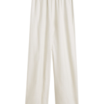 Totême Monogram Flannel PJ Bottoms Ecru - Loungewear - Scandinavian Minimalist Luxury at Luxury Shoes 
