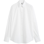 Totême Oversized Striped Shirt White - Tops - Scandinavian Minimalist Luxury at Luxury Shoes 