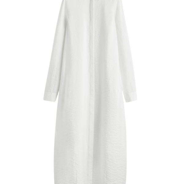 Totême Parachute Shirtdress White - Dresses - Scandinavian Minimalist Luxury at Luxury Shoes 
