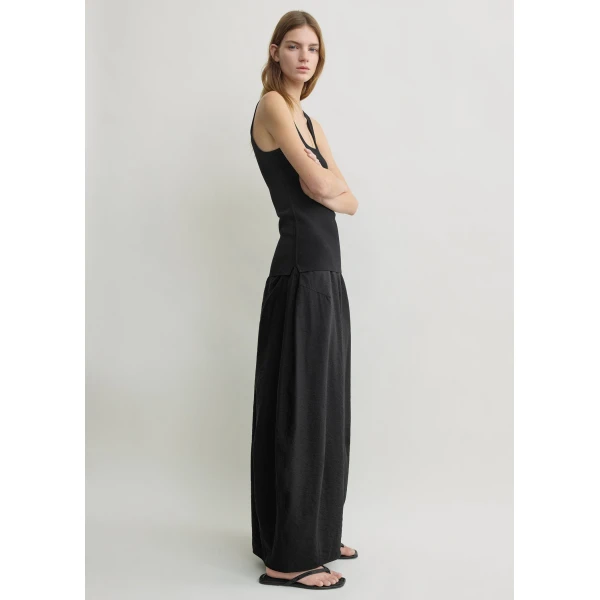 Totême Parachute Skirt Black - Skirts - Scandinavian Minimalist Luxury at Luxury Shoes 