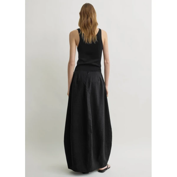 Totême Parachute Skirt Black - Skirts - Scandinavian Minimalist Luxury at Luxury Shoes 