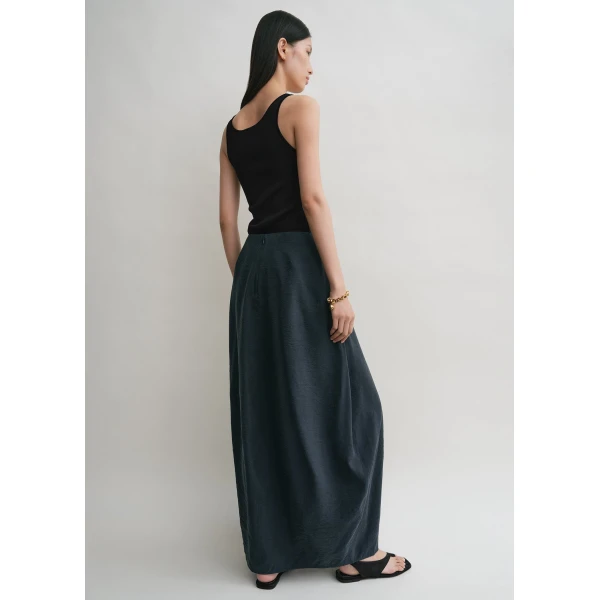 Totême Parachute Skirt Nightfall - Skirts - Scandinavian Minimalist Luxury at Luxury Shoes 