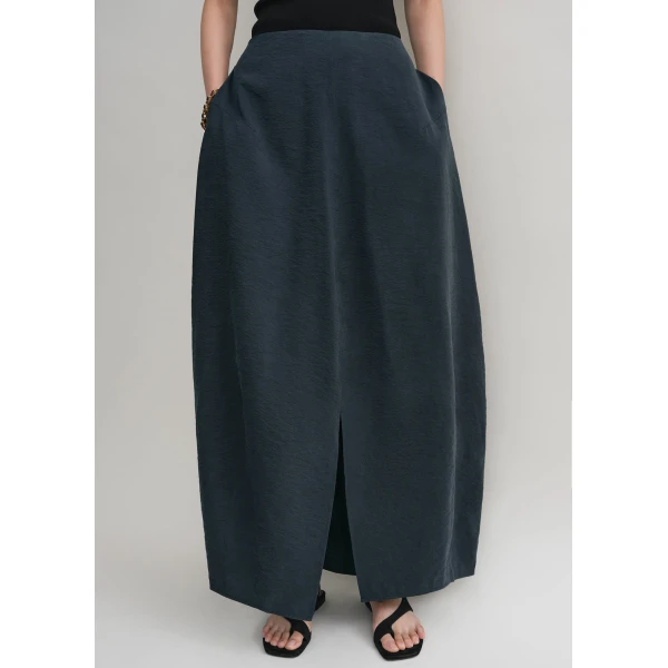 Totême Parachute Skirt Nightfall - Skirts - Scandinavian Minimalist Luxury at Luxury Shoes 