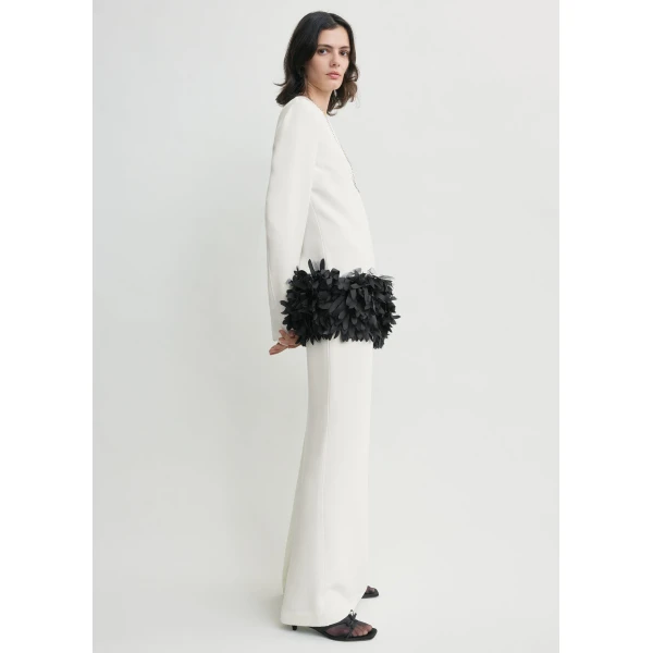 Totême Petal Dress Off-White - Dresses - Scandinavian Minimalist Luxury at Luxury Shoes 