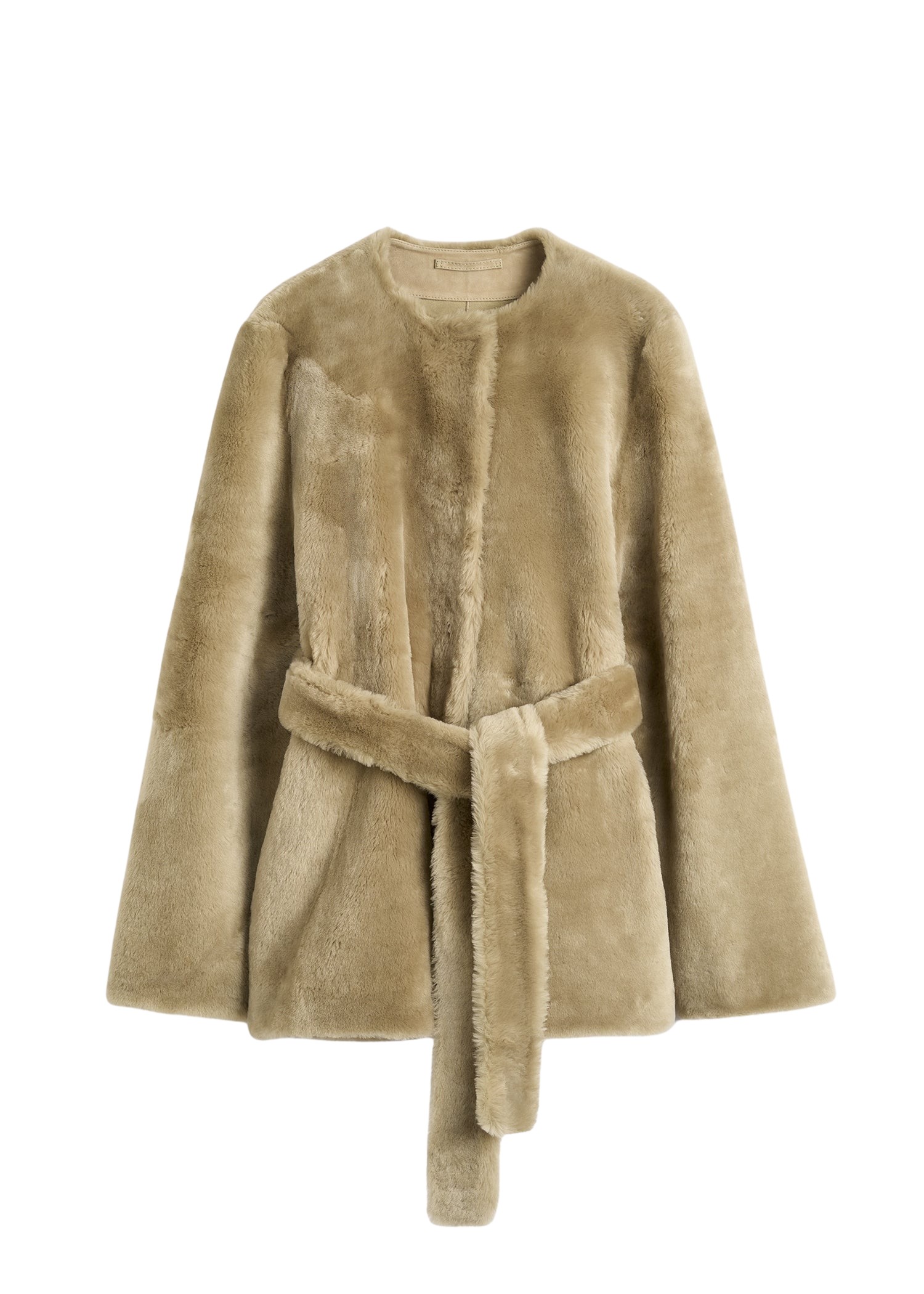 Toteme-Plush-Shearling-Jacket-Rye45084_nobg Totême Plush Shearling Jacket Rye - Jackets - Scandinavian Minimalist Luxury at Luxury Shoes