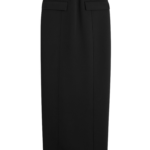 Totême Pocket Suit Skirt Black - Skirts - Scandinavian Minimalist Luxury at Luxury Shoes 