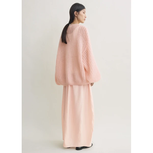 Totême Puffed Cardigan Bloom - Knitwear - Scandinavian Minimalist Luxury at Luxury Shoes 