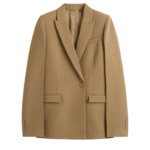 Totême Slim Tailored Blazer Beige - Jackets - Scandinavian Minimalist Luxury at Luxury Shoes 
