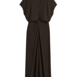 Totême Slouch Waist Dress Bark - Dresses - Scandinavian Minimalist Luxury at Luxury Shoes 