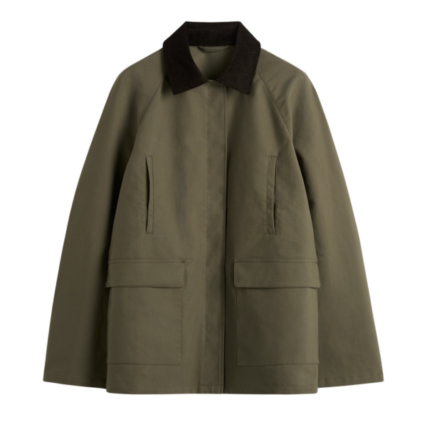Totême Summer Country Jacket Khaki - Jackets - Scandinavian Minimalist Luxury at Luxury Shoes 