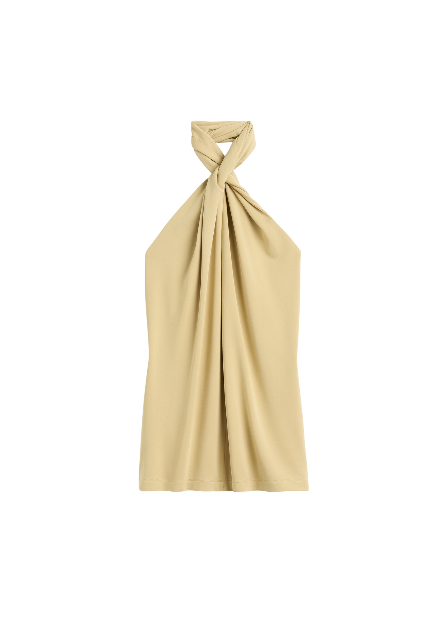 Toteme-Twisted-Jersey-Halter-Top-Chai60504_nobg Totême Twisted Jersey Halter Top Chai - Tops - Scandinavian Minimalist Luxury at Luxury Shoes