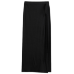 Totême Wrap Skirt Black - Skirts - Scandinavian Minimalist Luxury at Luxury Shoes 