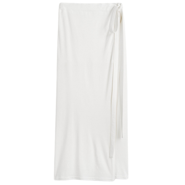 Totême Wrap Skirt Off-White - Skirts - Scandinavian Minimalist Luxury at Luxury Shoes 