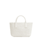 White-Mini-Cabat-in-White-coveti63433_nobg Khaite Mini Cabat in White - White Mini Bags - The Lotus Tote Bag - Shop at Luxury Shoes