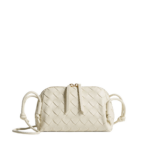 White-Womens-Intrecciato-Concert-Pouch-in-Sea-salt-coveti30100_nobg Khaite Women's Intrecciato Concert Pouch in Sea salt - White Clutch Bags - The Lotus Tote Bag - Shop at Luxury Shoes