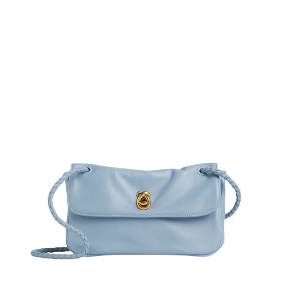 Khaite Women's Madison in Ice - White Shoulder & Crossbody Bags - The Lotus Tote Bag - Shop at Luxury Shoes 