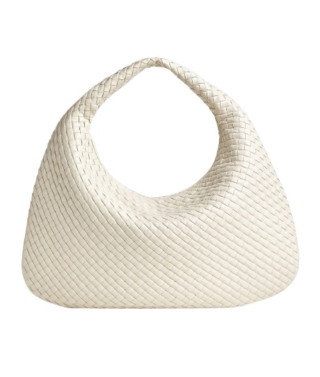 White-Womens-Maxi-Veneta-in-Sea-salt-coveti43263_nobg Khaite Women's Maxi Veneta in Sea salt - White Shoulder & Crossbody Bags - The Lotus Tote Bag - Shop at Luxury Shoes