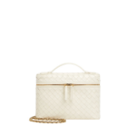 Khaite Women's Small Soft Vanity in Sea salt - White Clutch Bags - The Lotus Tote Bag - Shop at Luxury Shoes 