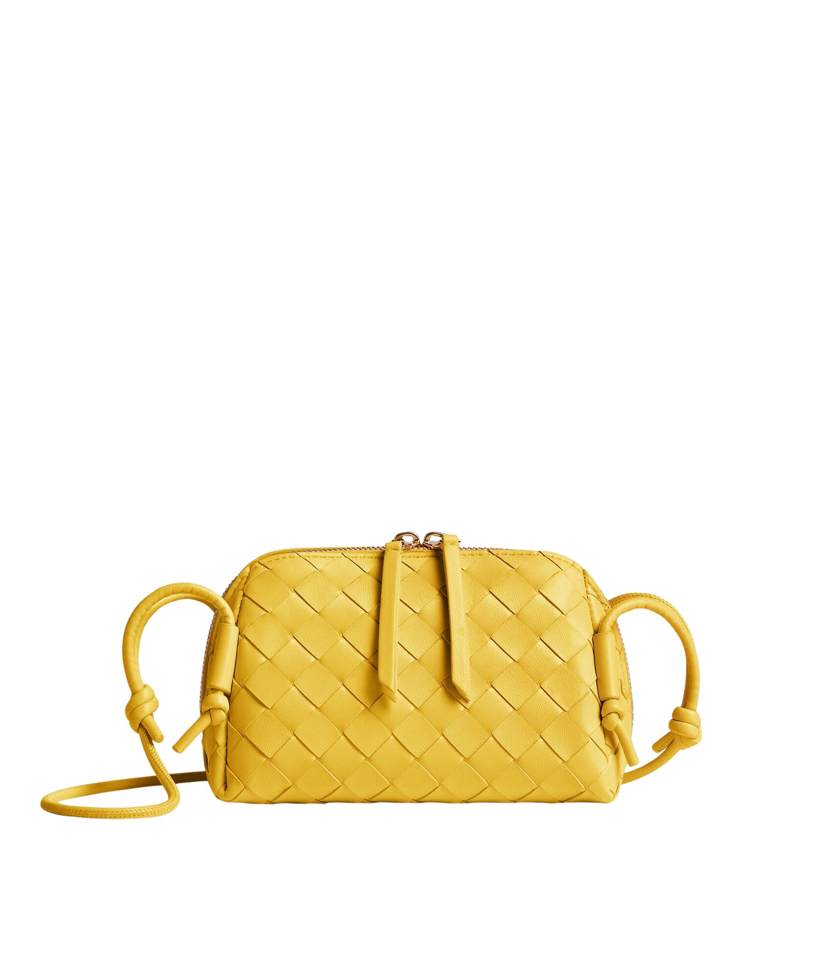 Yellow-Womens-Concert-Pouch-in-Taxi-coveti14310_nobg Khaite Women's Concert Pouch in Taxi - Yellow Clutch Bags - The Lotus Tote Bag - Shop at Luxury Shoes