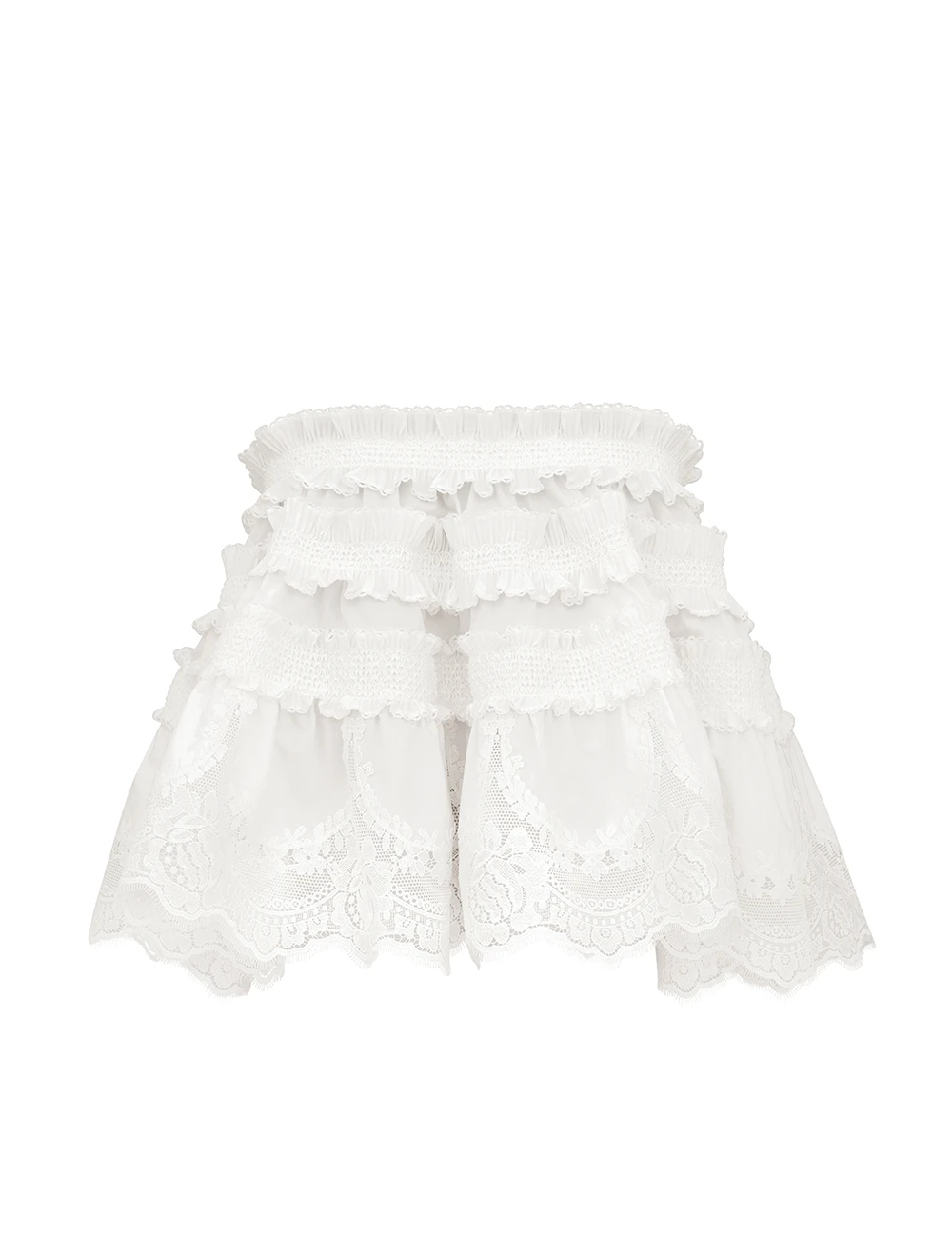 Zimmermann Alchemy Shirred Bandeau | Ready to Wear Collection Luxury Shoes Elevate your elegance in this Zimmermann Bikini available now at Luxury Shoes