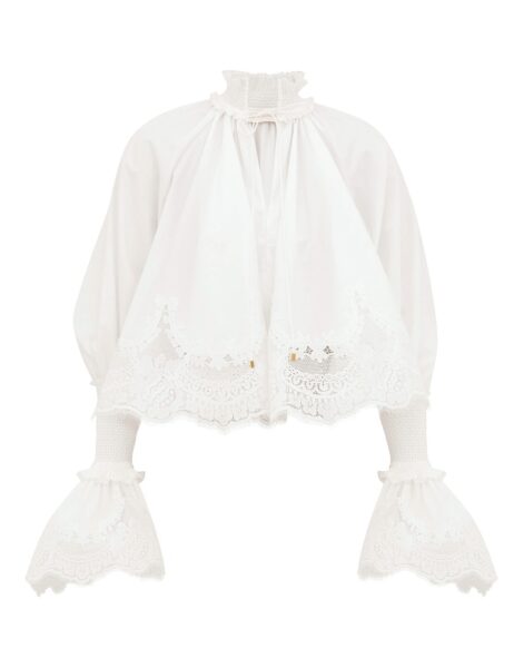 Elevate your elegance in this Zimmermann Tops available now at Luxury Shoes 
